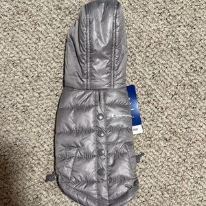 Champion Silver Quilted Pet Jacket